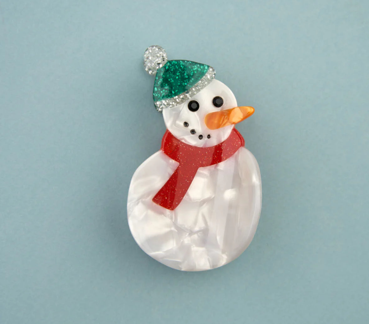 New SNOWMAN HAIR CLAW