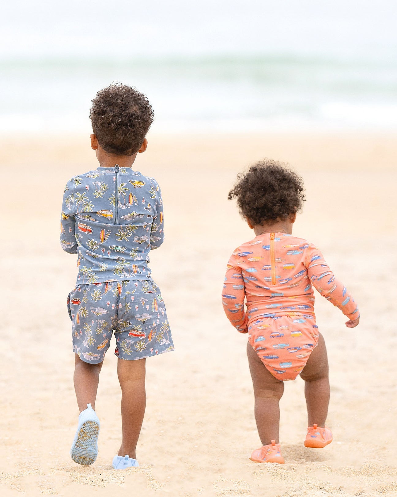 Toshi - Swim Kids Rashie L/S Half Zip Classic
