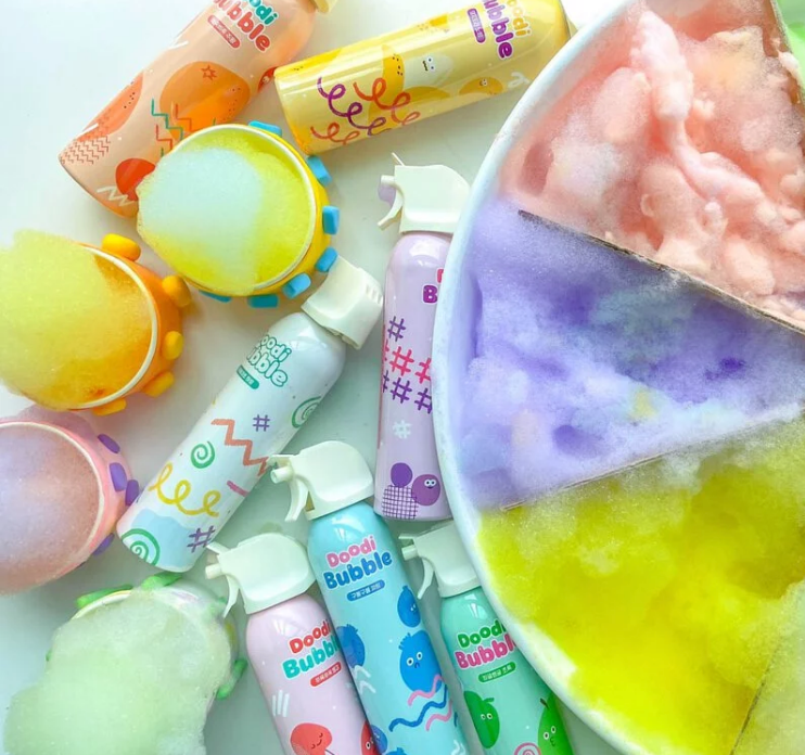 Messy Play - 韓國Doodi Bubble水果慕絲入浴泡泡
