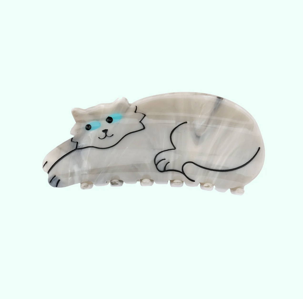 GREY CAT HAIR CLAW