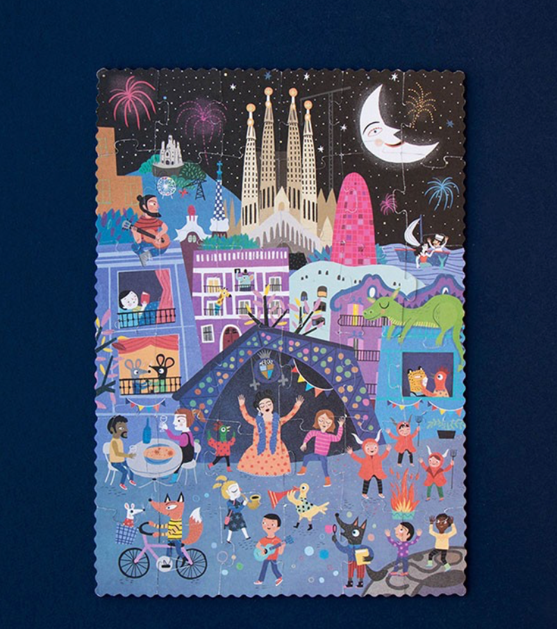 Londji - NIGHT AND DAY IN BARCELONA PUZZLE