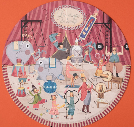 Londji - CIRCUS ROUND PUZZLE