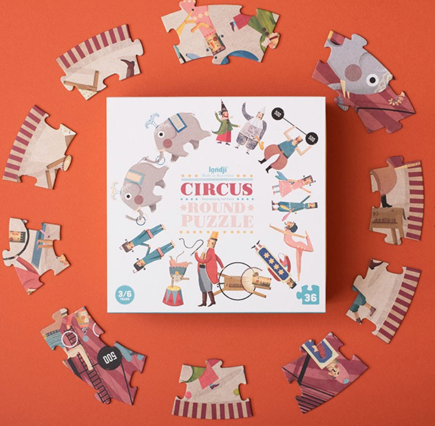 Londji - CIRCUS ROUND PUZZLE
