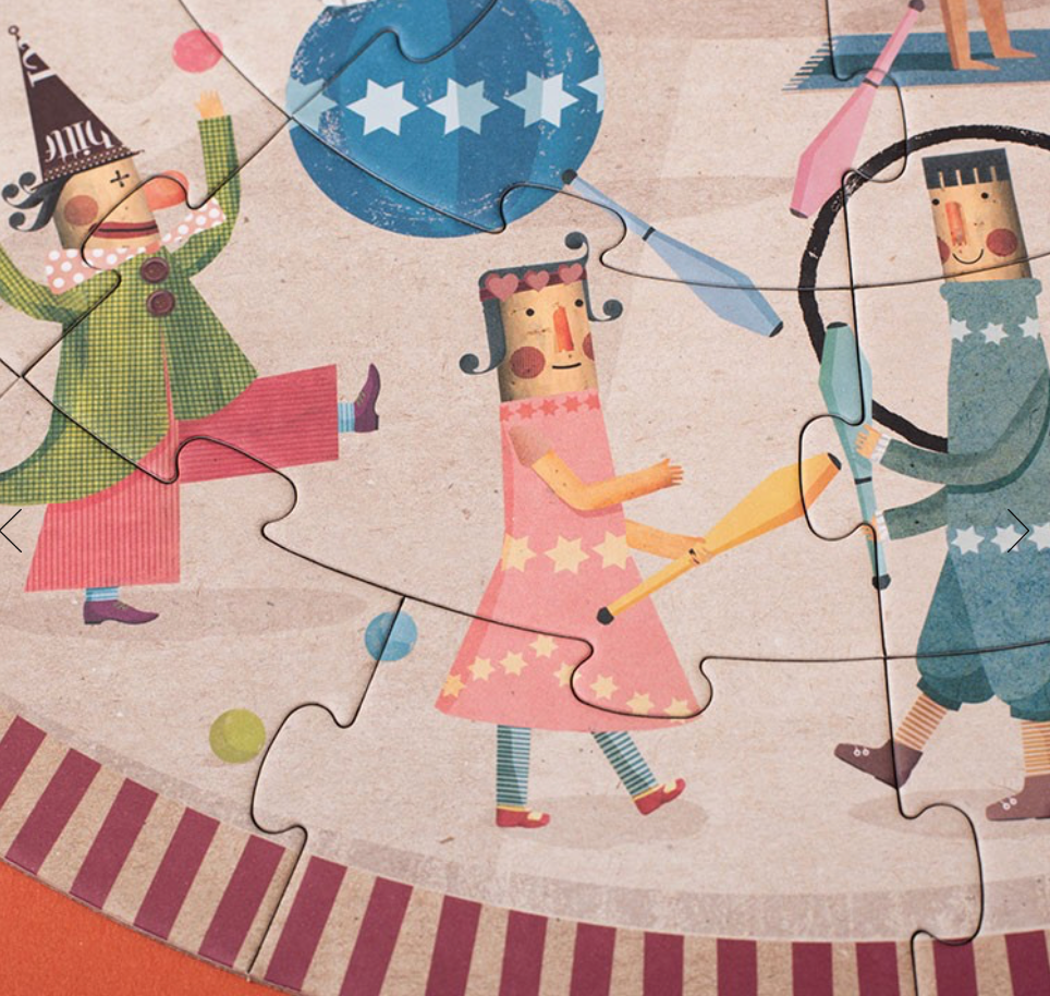 Londji - CIRCUS ROUND PUZZLE