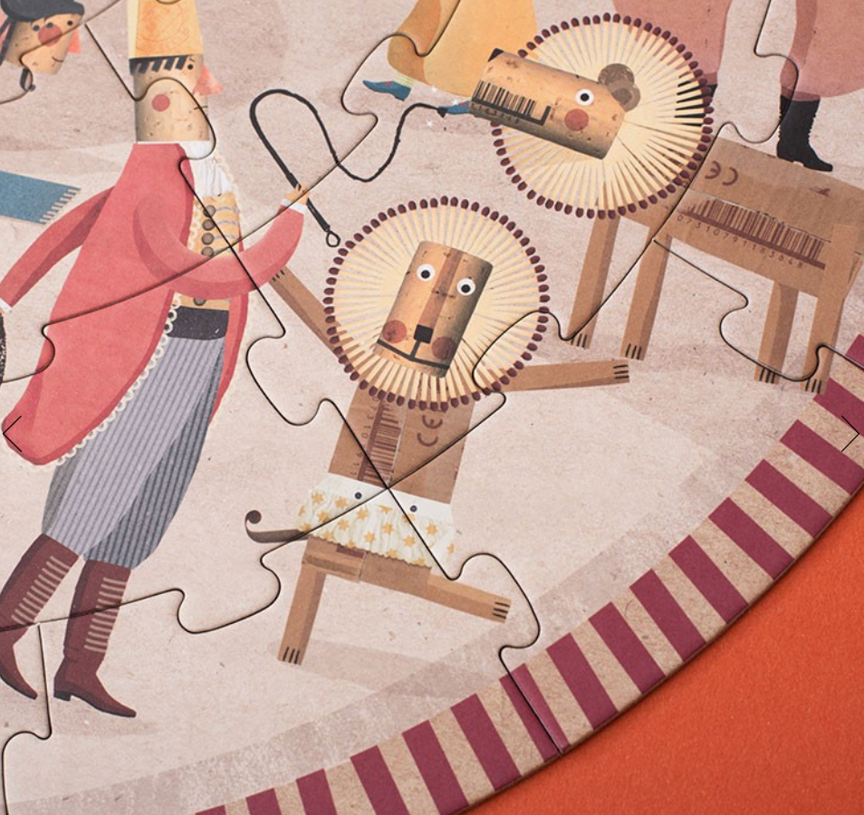Londji - CIRCUS ROUND PUZZLE