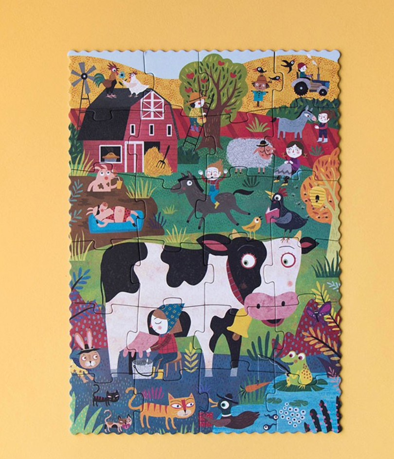Londji - MY LITTLE FARM POCKET PUZZLE