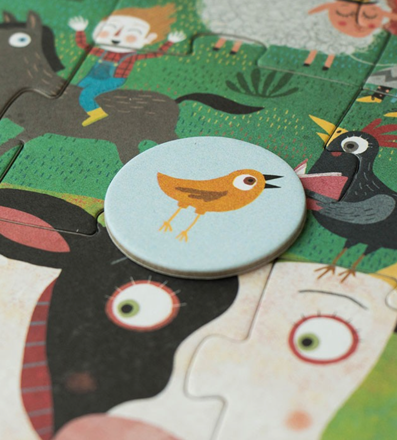 Londji - MY LITTLE FARM POCKET PUZZLE