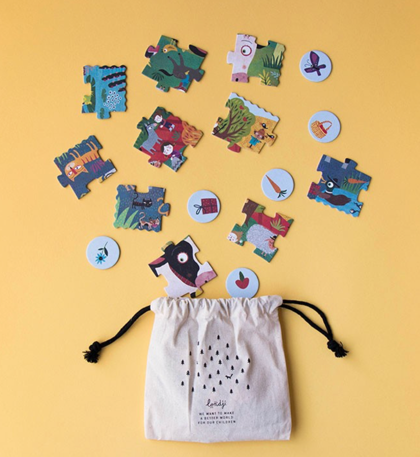 Londji - MY LITTLE FARM POCKET PUZZLE