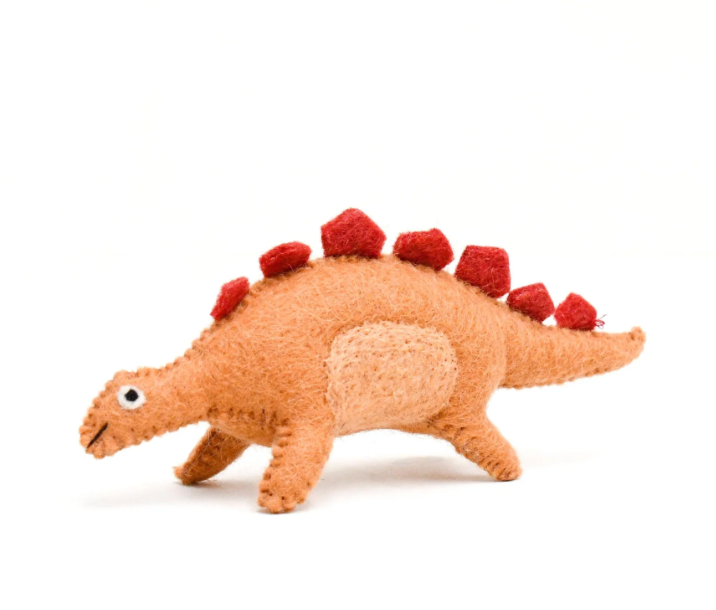 Tara Treasure Felt Stegosaurus Dinosaur Toy