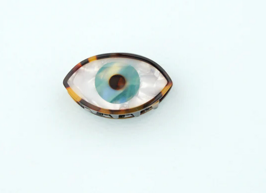 * New * Blue Eye Mini Hair Claw