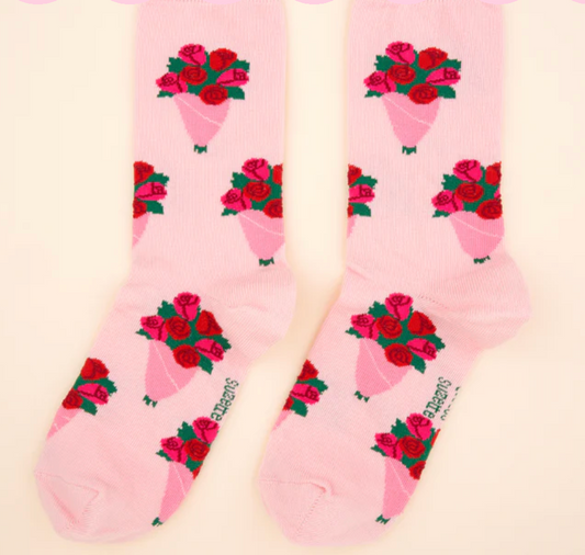 *New* Roses Bouquet Socks