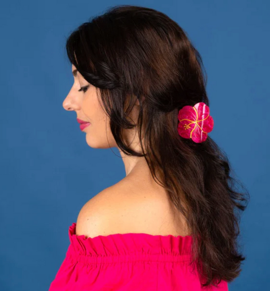*new* Hibiscus Hair Claw
