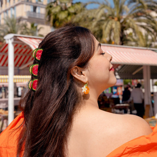 WATERMELON MINI HAIR CLAW