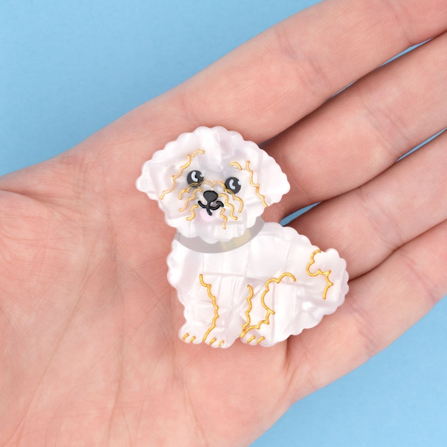 BICHON HAIR CLIP