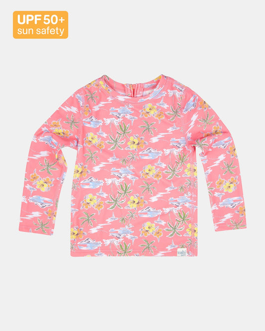 Toshi - Swim Kids Rashie L/S Half Zip Classic