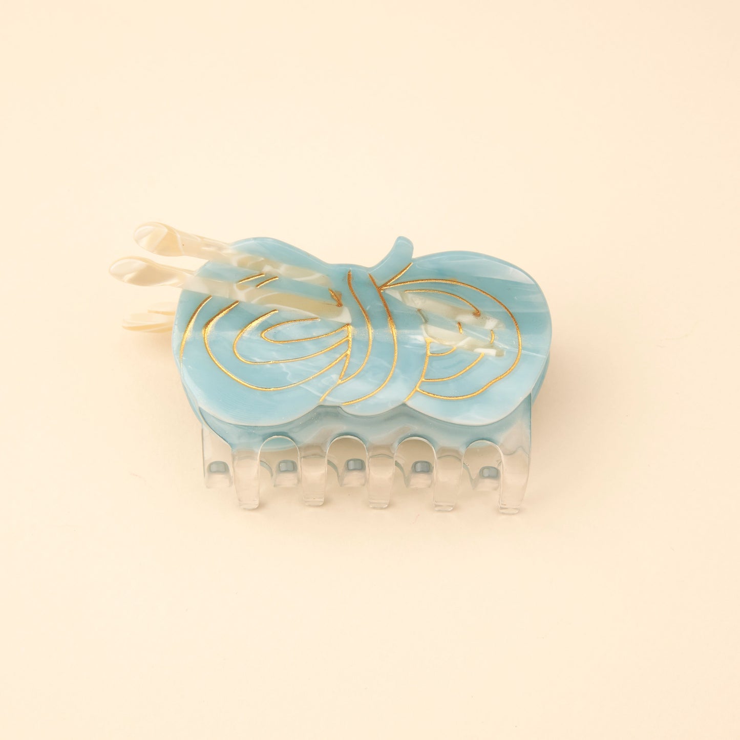WOOL BALL HAIR CLAW