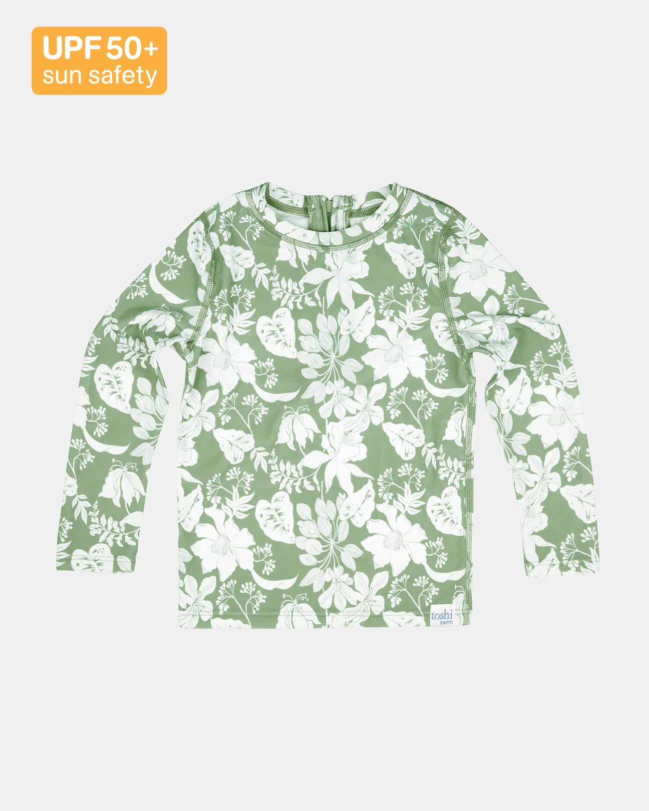 Toshi - Swim Kids Rashie L/S Half Zip Classic