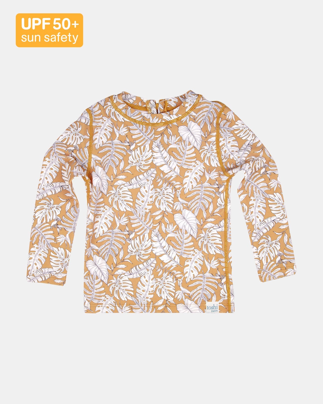Toshi - Swim Kids Rashie L/S Half Zip Classic