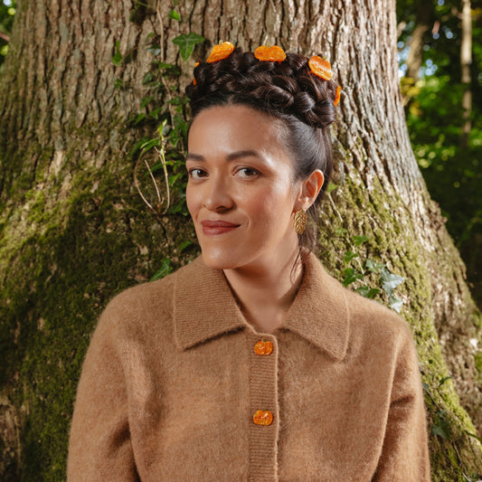 PUMPKIN MINI HAIR CLAW