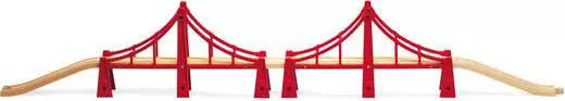 BRIO World 33683 Double Suspension Bridge