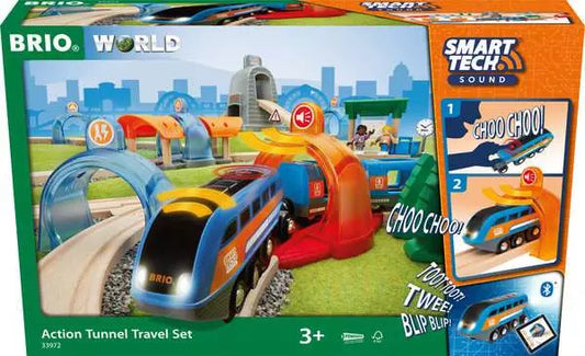 BRIO World 33972 Action Tunnel Travel Set