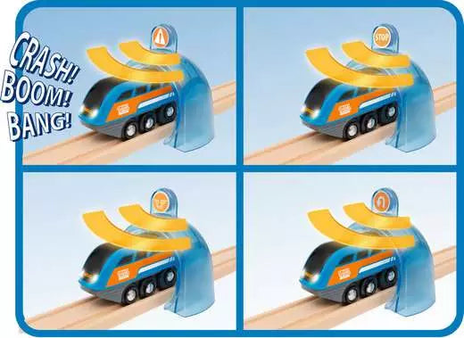 BRIO World Train Set 33977 Action Tunnel Deluxe Set