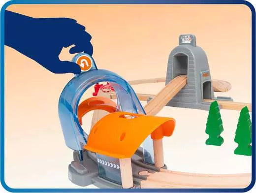 BRIO World Train Set 33977 Action Tunnel Deluxe Set
