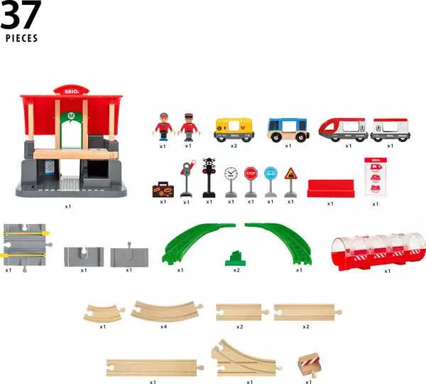 BRIO World 33989 Train Set Central Station Set