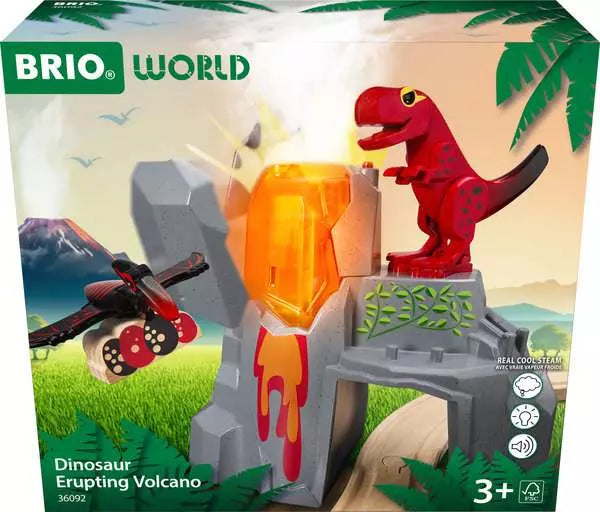 BRIO World 36092 Dinosaur Erupting Volcano