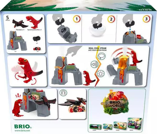BRIO World 36092 Dinosaur Erupting Volcano