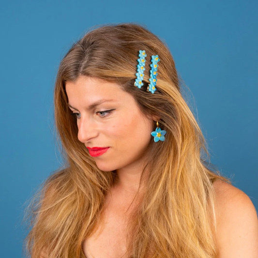 Forget Me Not Hair Clip
