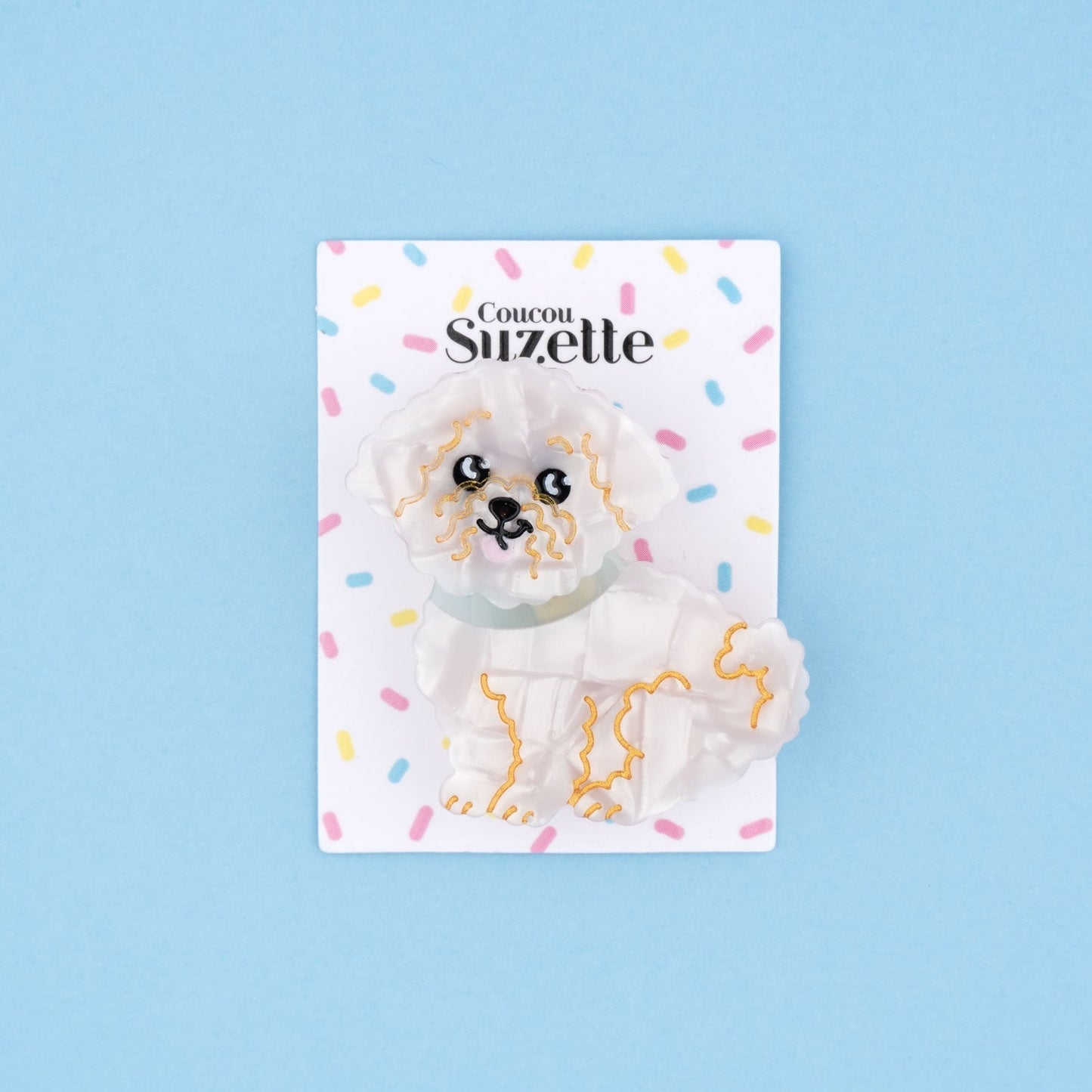 BICHON HAIR CLIP