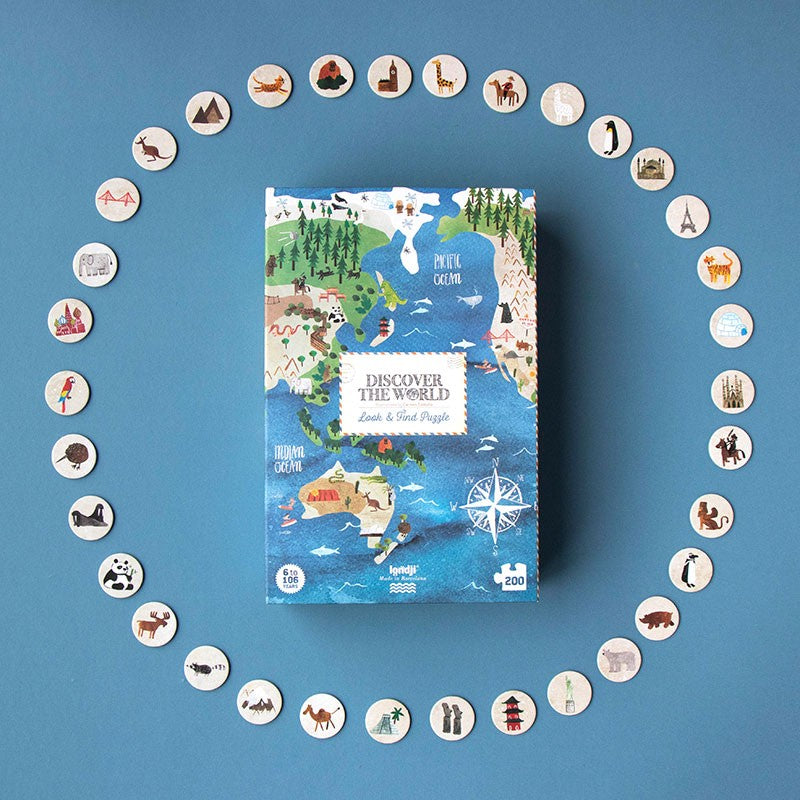 Londji - DISCOVER THE WORLD PUZZLE