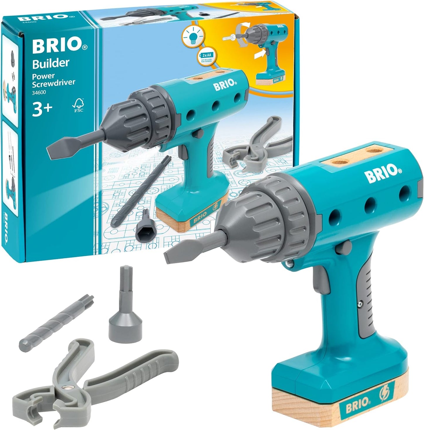 BRIO Builder - 34600 Builder Cordless Screwdriver - pre order