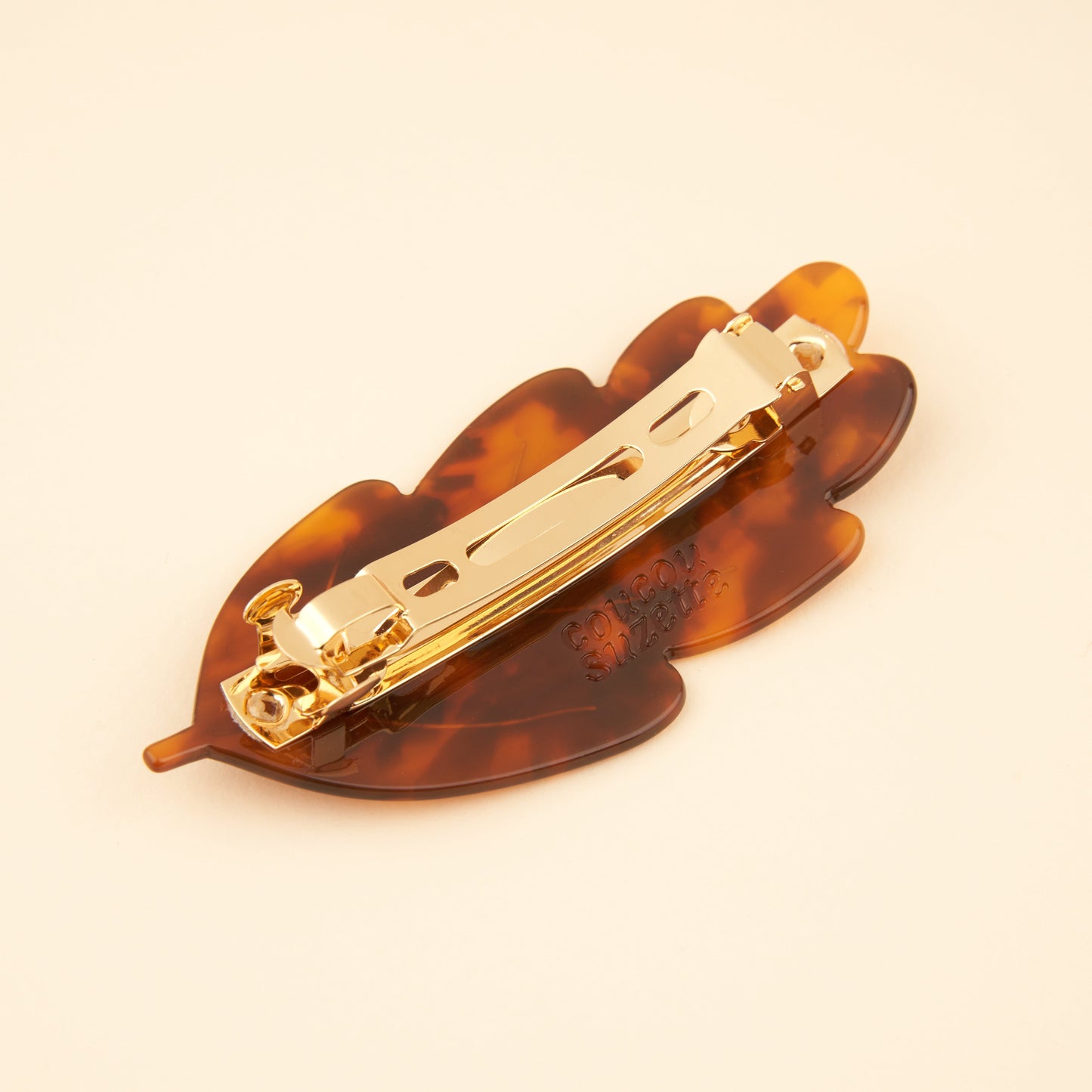 LEAF FRENCH BARRETTE