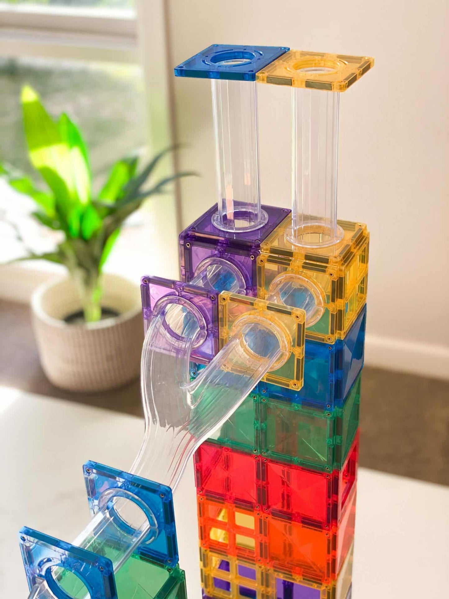Connetix tiles 92 Piece Ball Run Pack AU 8