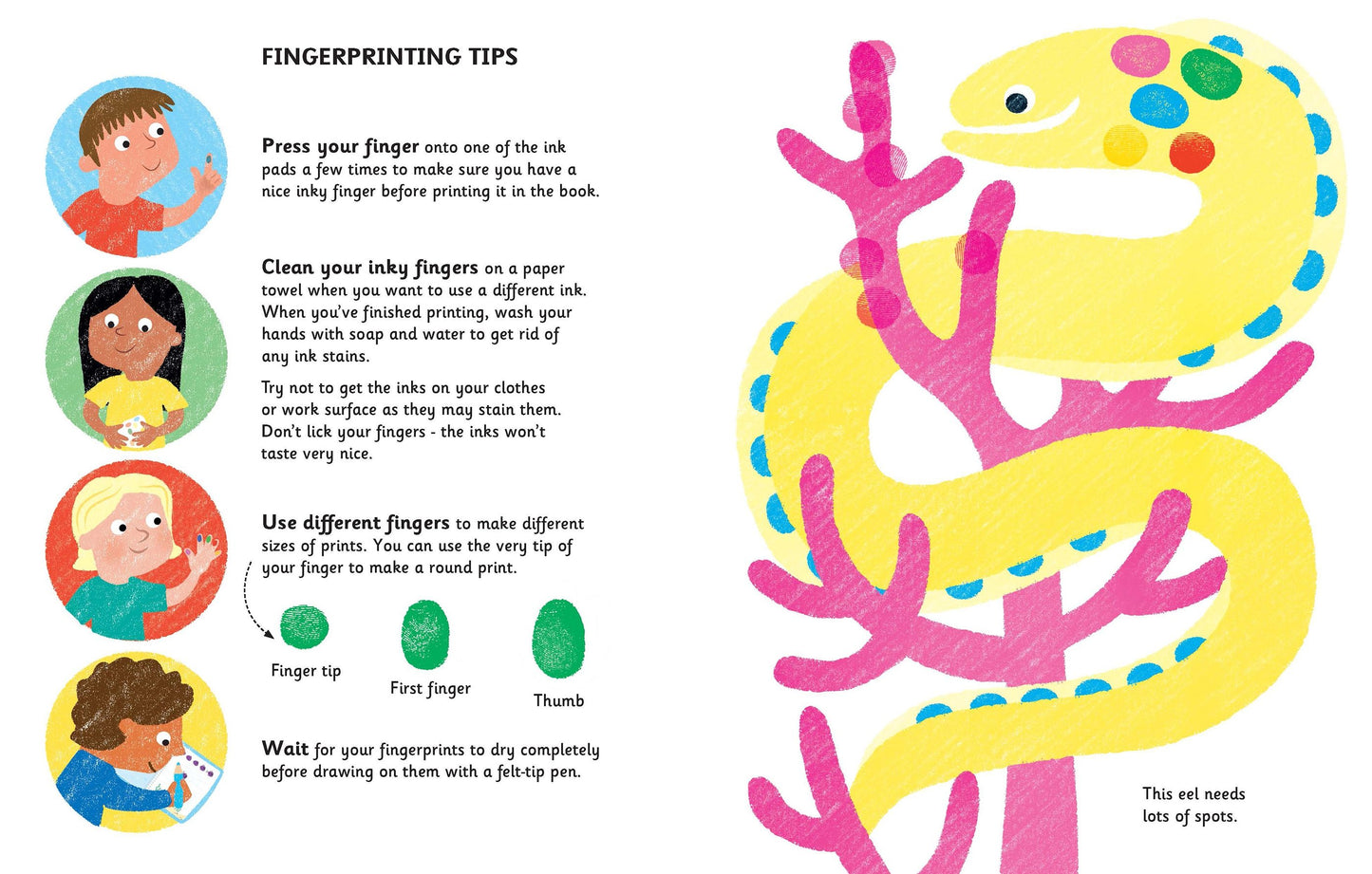 Little Brian - Fingerprint Activities Under the Sea