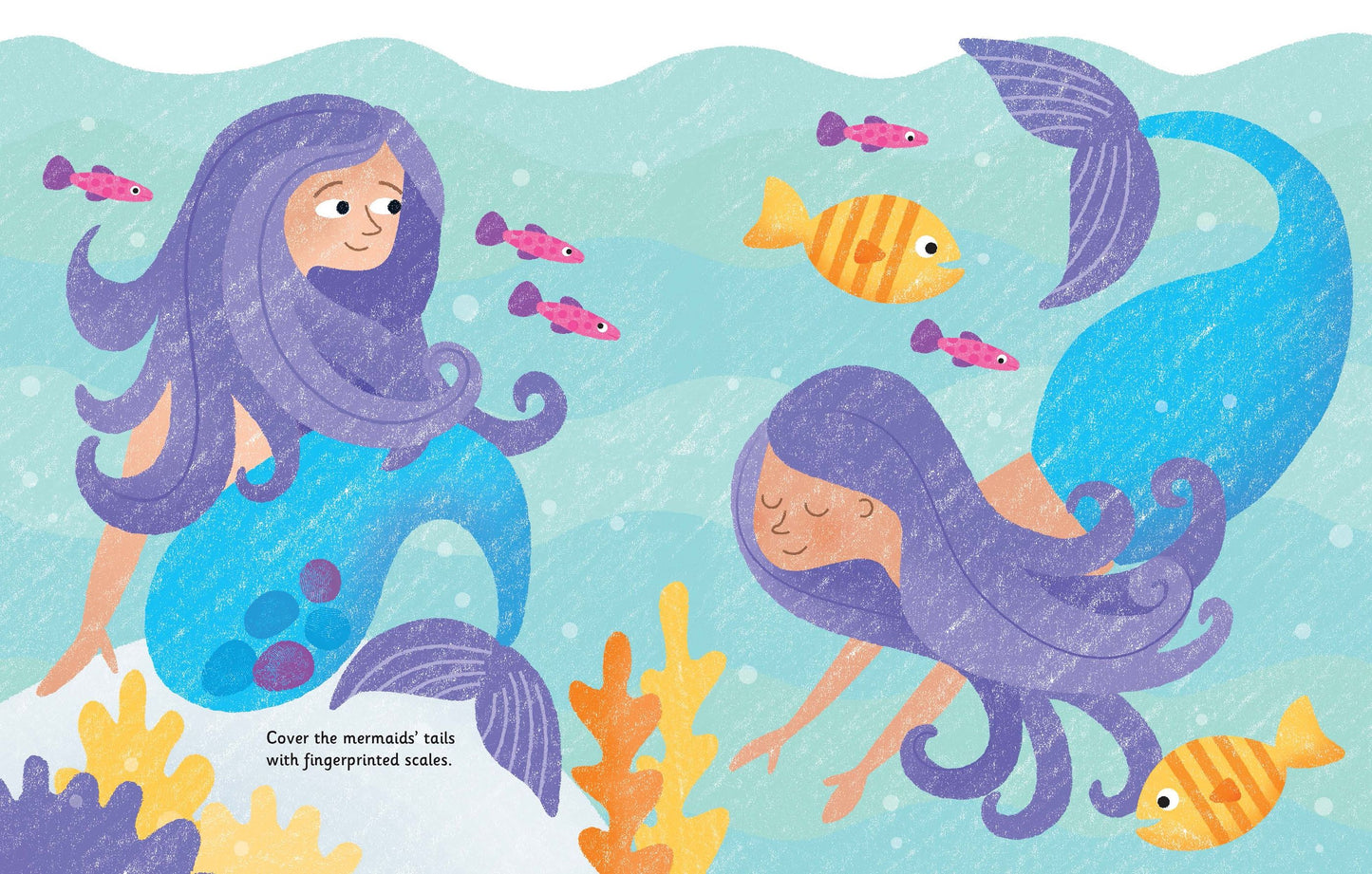 Little Brian - Fingerprint Activities Under the Sea