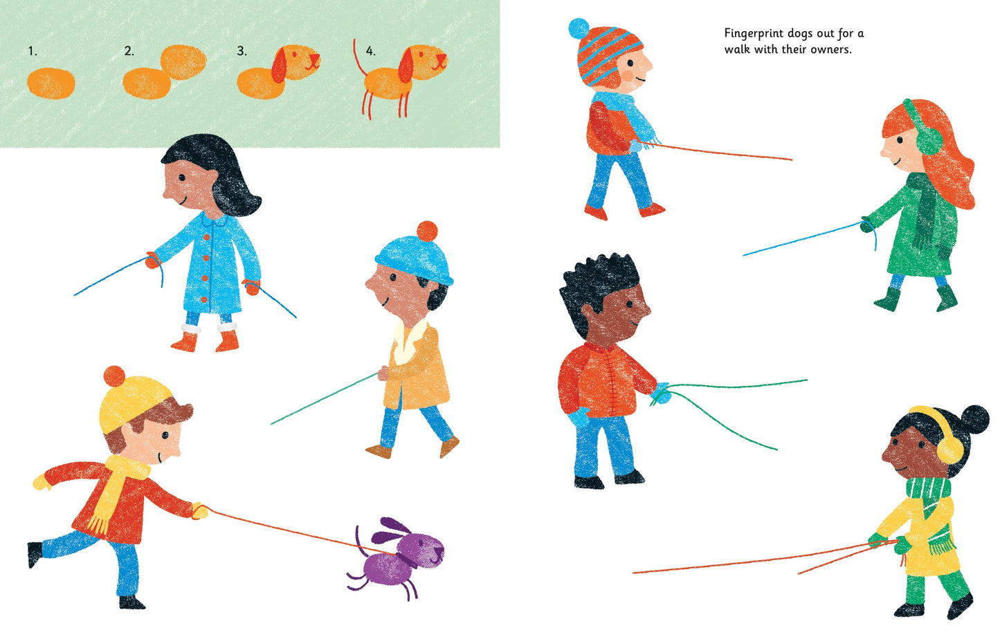 Little Brian - Fingerprint Activities Cats and Dogs