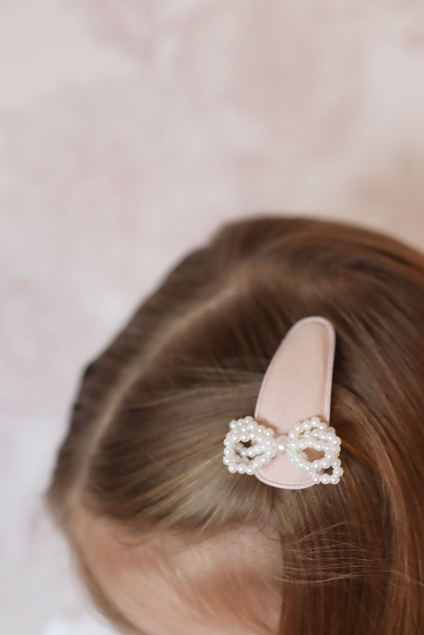 Clip - Blush Pearl Bow