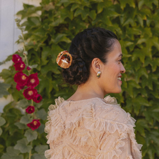 MUSHROOM BASKET HAIR CLAW