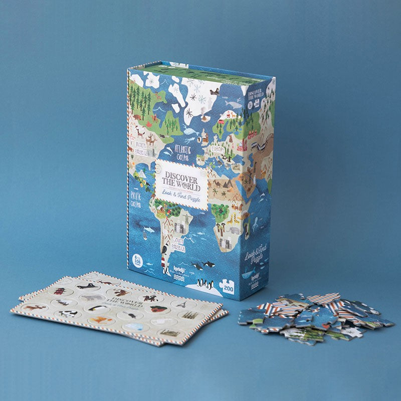 Londji - DISCOVER THE WORLD PUZZLE