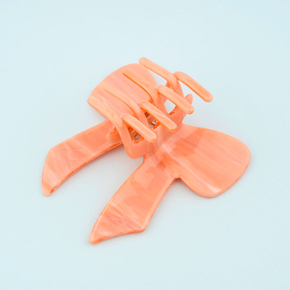 BOW HAIR CLAW PINK (PINK RIBBON HAIR CLAW)