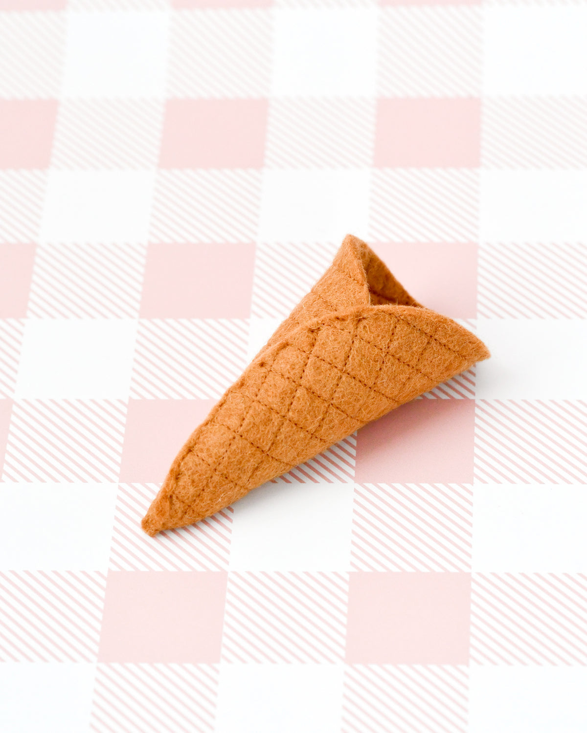 Tara treasure FELT ICE CREAM WAFFLE CONE