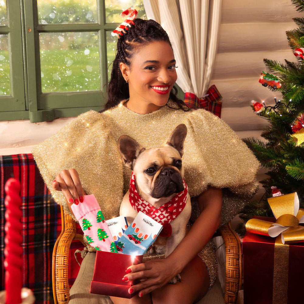 CANDY CANE HAIR CLAW