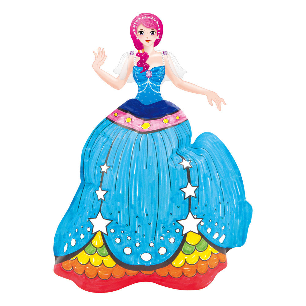 【Colorloon】3D造型手繪紙氣球-公主系列(袋裝10入/派對套組)