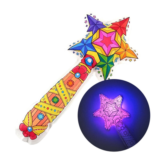 【Colorloon】3D造型手繪紙氣球-魔杖(袋裝5入/派對包)