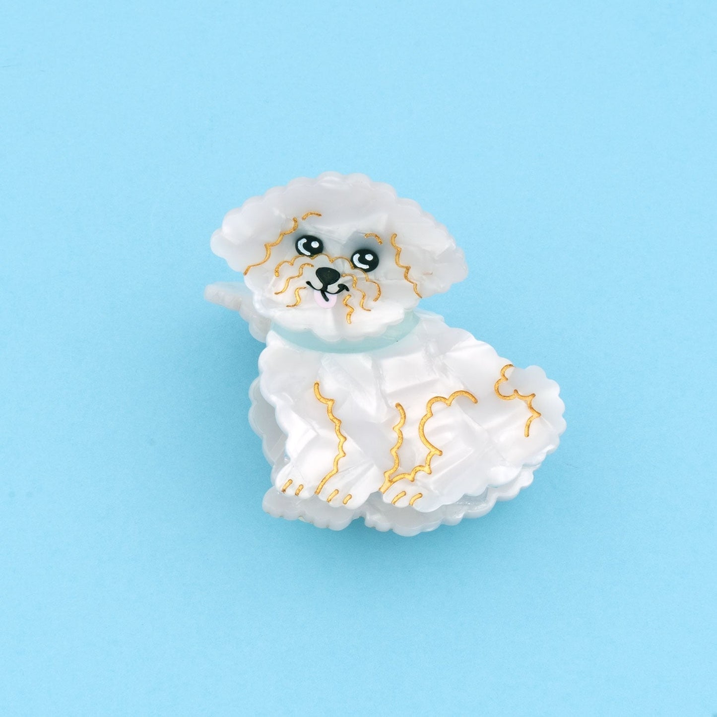 BICHON HAIR CLAW big