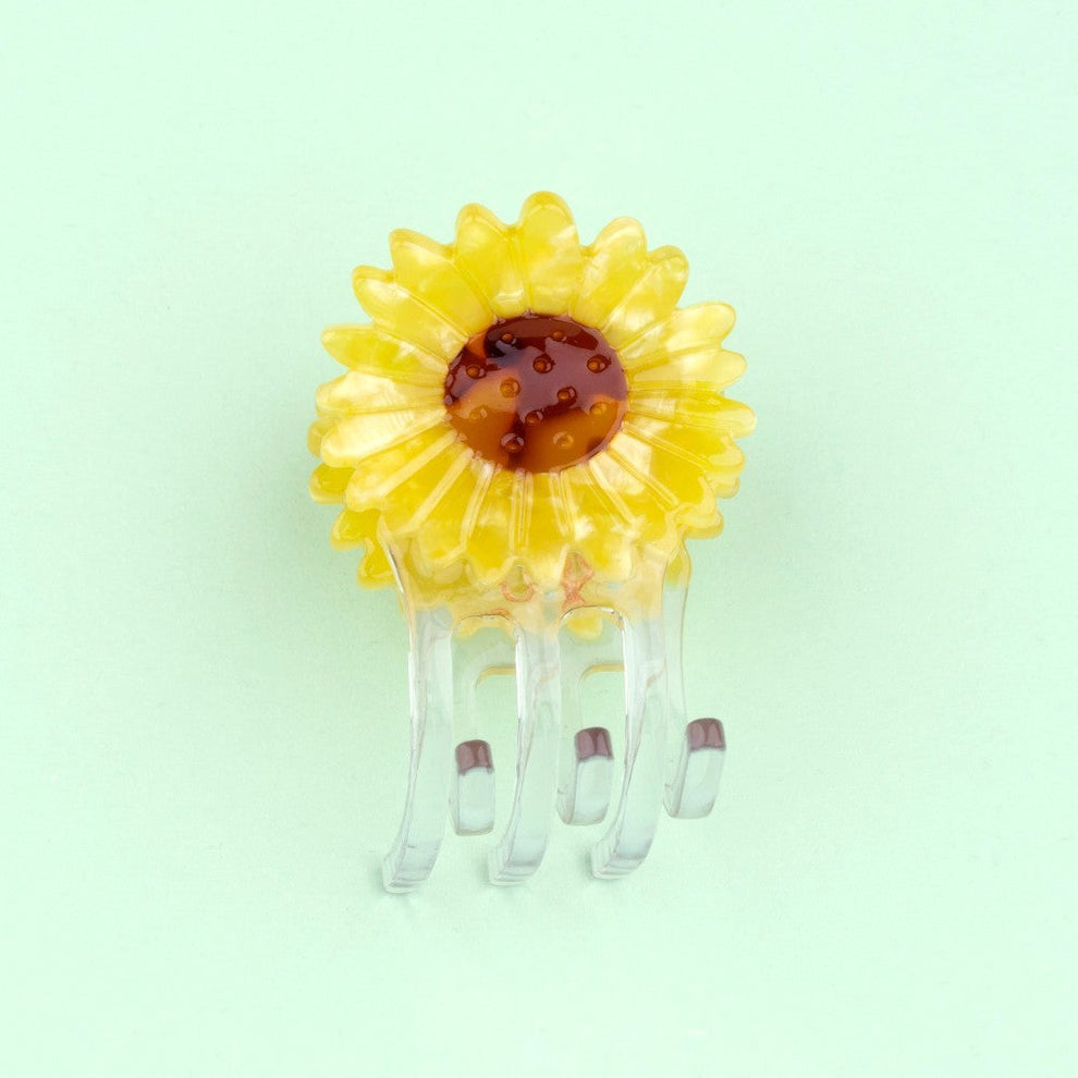 SUNFLOWER MINI HAIR CLAW