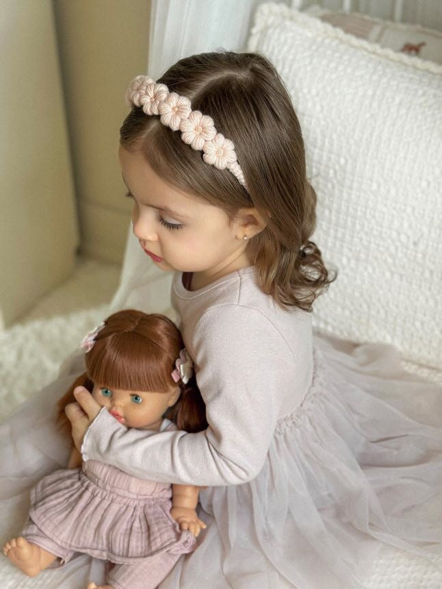 Blossom Alice band - Pale Pink